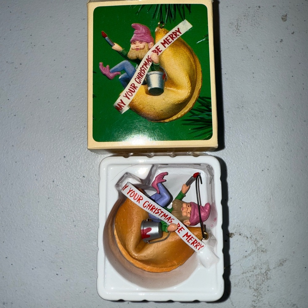 1984Christmas Fortune Cookie Ornament